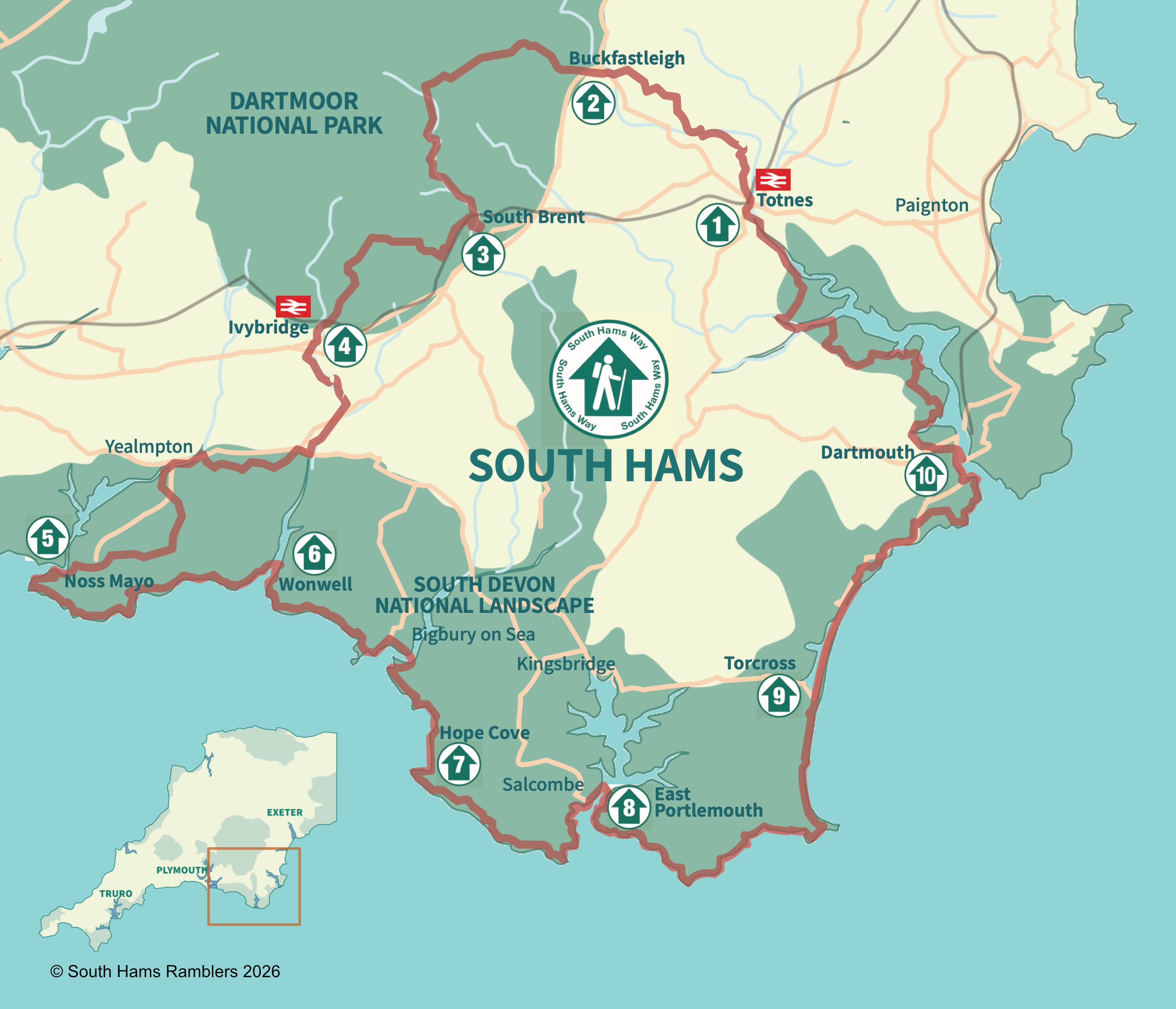 south hams map 2026